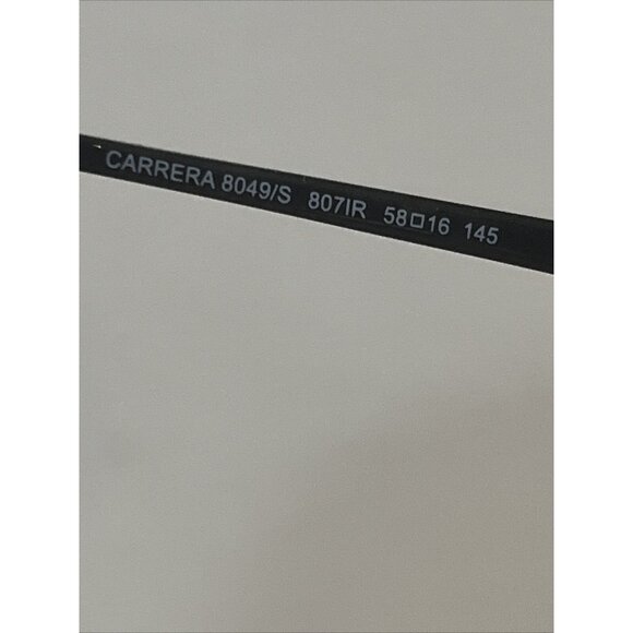 CARRERA CA8049S-807IR-58  Sunglasses Size 58mm 145mm 16mm black - Picture 8 of 8